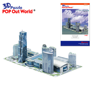 3D Puzzle World Trade Center Seoul  Made in Korea